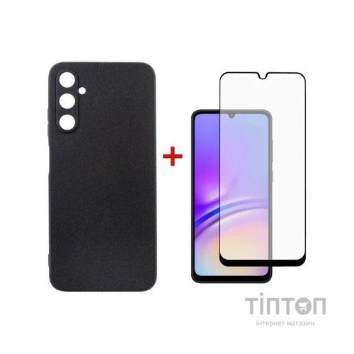 Чохол до мобільного телефона Dengos Kit for Samsung Galaxy A05s (A057) case + glass (Black) (DG-KM-09)