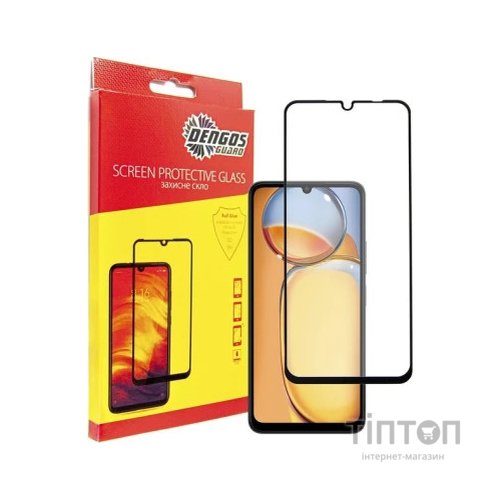 Чохол до мобільного телефона Dengos Kit for Xiaomi Redmi 13C case + glass (Green) (DG-KM-54)