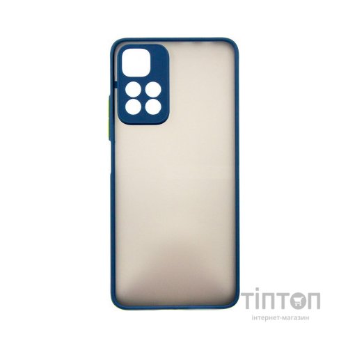 Чохол до мобільного телефона Dengos Kit for Xiaomi Redmi Note 11 Pro case + glass (Blue) (DG-KM-31)