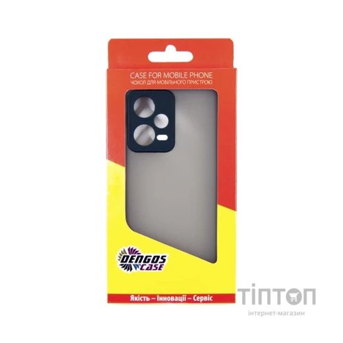 Чохол до мобільного телефона Dengos Kit for Xiaomi Redmi Note 12 Pro 5g case + glass (Black) (DG-KM-30)