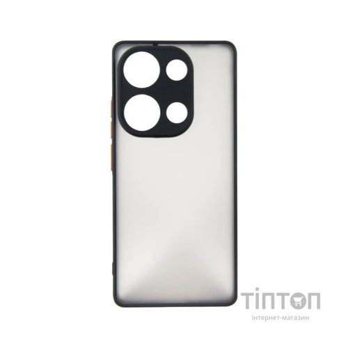 Чохол до мобільного телефона Dengos Kit for Xiaomi Redmi Note 13 Pro 4G case + glass (Black) (DG-KM-67)