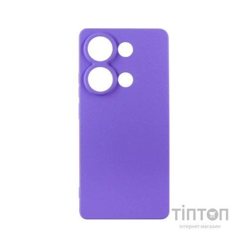 Чохол до мобільного телефона Dengos Kit for Xiaomi Redmi Note 13 Pro 4G case + glass (Purple) (DG-KM-64)