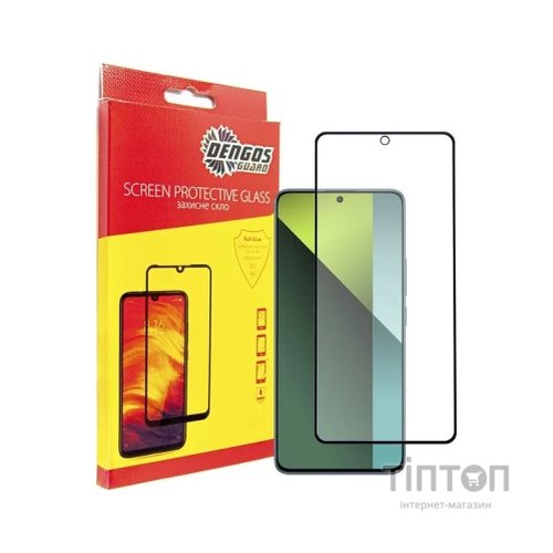 Чохол до мобільного телефона Dengos Kit for Xiaomi Redmi Note 13 Pro 5G case + glass (Black) (DG-KM-68)