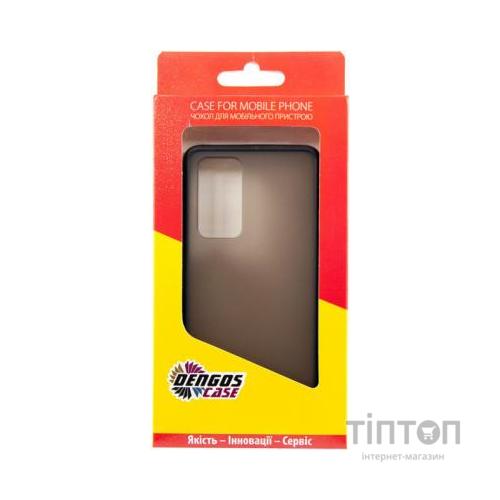 Чохол до мобільного телефона Dengos Matt Huawei P40, black (DG-TPU-MATT-46) (DG-TPU-MATT-46)