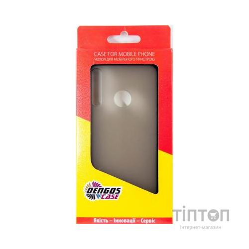 Чохол до мобільного телефона Dengos Matt Huawei P40 Lite E, black (DG-TPU-MATT-45) (DG-TPU-MATT-45)
