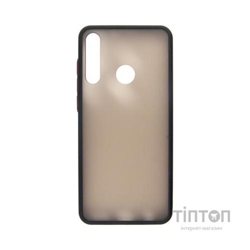 Чохол до мобільного телефона Dengos Matt Huawei Y6P, black (DG-TPU-MATT-54) (DG-TPU-MATT-54)