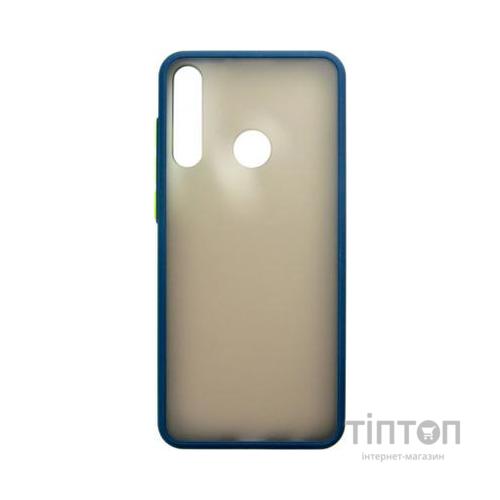 Чохол до мобільного телефона Dengos Matt Huawei Y6P, blue (DG-TPU-MATT-56) (DG-TPU-MATT-56)