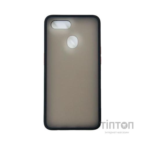 Чохол до мобільного телефона Dengos Matt OPPO A12, black (DG-TPU-MATT-60)