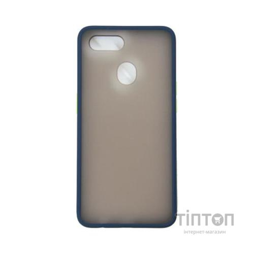 Чохол до мобільного телефона Dengos Matt OPPO A12, blue (DG-TPU-MATT-61)