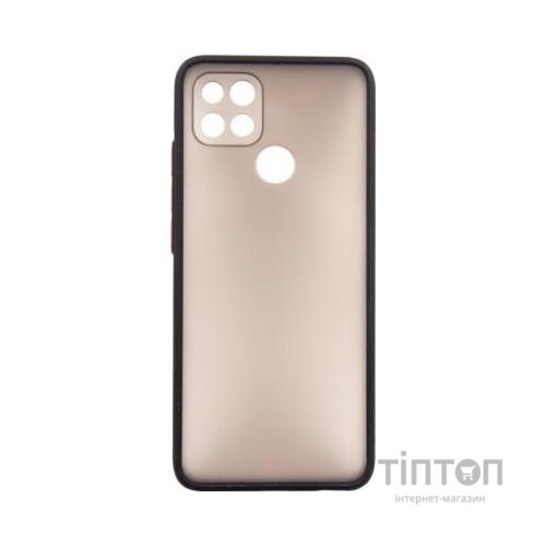 Чохол до мобільного телефона Dengos Matt OPPO A15/A15s, black (DG-TPU-MATT-67)