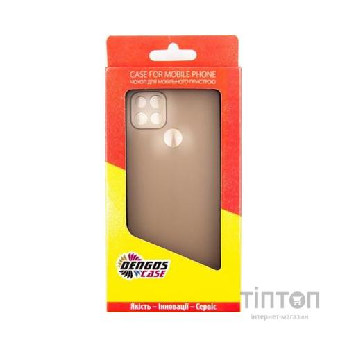 Чохол до мобільного телефона Dengos Matt OPPO A15/A15s, black (DG-TPU-MATT-67)