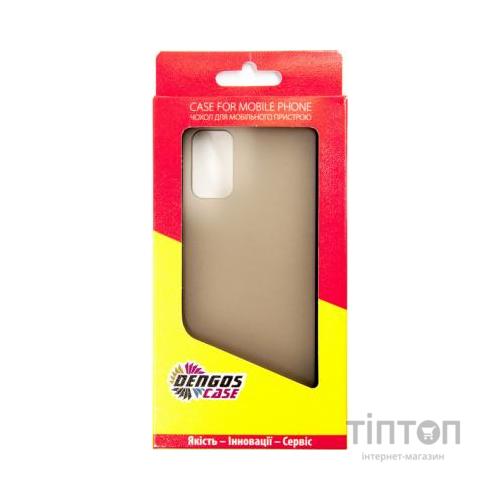 Чохол до мобільного телефона Dengos Matt OPPO A52/A72, black (DG-TPU-MATT-51) (DG-TPU-MATT-51)