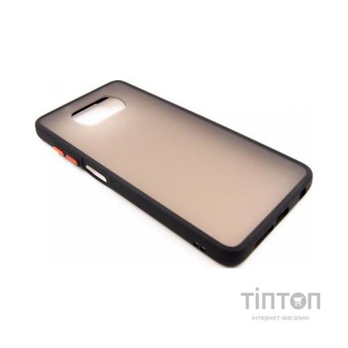 Чохол до мобільного телефона Dengos Matt POCO X3, black (DG-TPU-MATT-68)