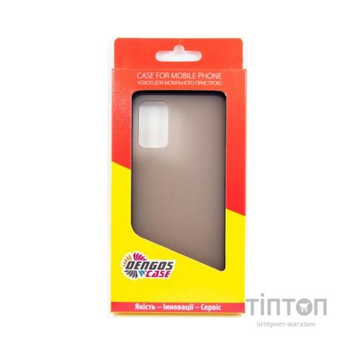 Чохол до мобільного телефона Dengos Matt Samsung Galaxy A02s (A025), black (DG-TPU-MATT-65)