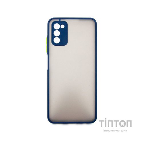 Чохол до мобільного телефона Dengos Matt Samsung Galaxy A03s blue (DG-TPU-MATT-86)