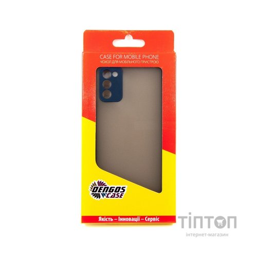 Чохол до мобільного телефона Dengos Matt Samsung Galaxy A03s blue (DG-TPU-MATT-86)