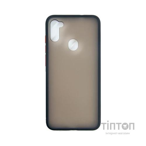 Чохол до мобільного телефона Dengos Matt Samsung Galaxy M11, black (DG-TPU-MATT-47) (DG-TPU-MATT-47)