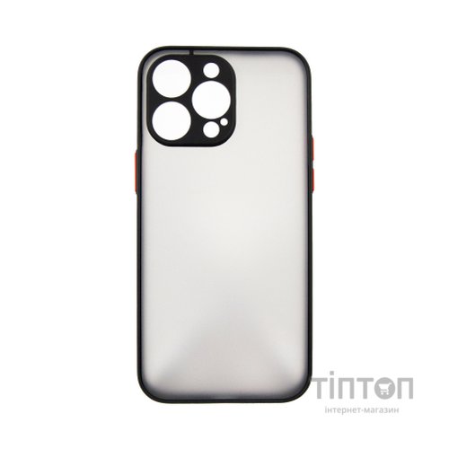 Чохол до мобільного телефона Dengos Matte iPhone 15 Pro Max (black) (DG-TPU-MATT-133)