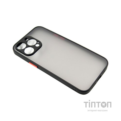 Чохол до мобільного телефона Dengos Matte iPhone 15 Pro Max (black) (DG-TPU-MATT-133)