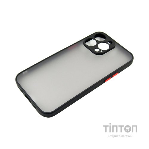 Чохол до мобільного телефона Dengos Matte iPhone 15 Pro Max (black) (DG-TPU-MATT-133)