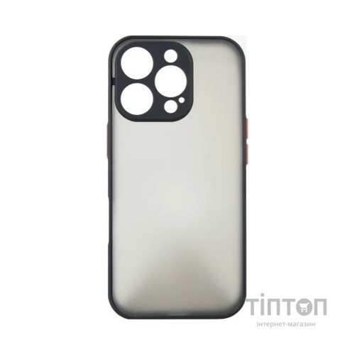 Чохол до мобільного телефона Dengos Matte iPhone 16 Pro Max (black) (DG-TPU-MATT-151)