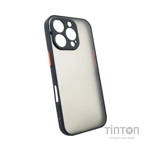 Чохол до мобільного телефона Dengos Matte iPhone 16 Pro Max (black) (DG-TPU-MATT-151)