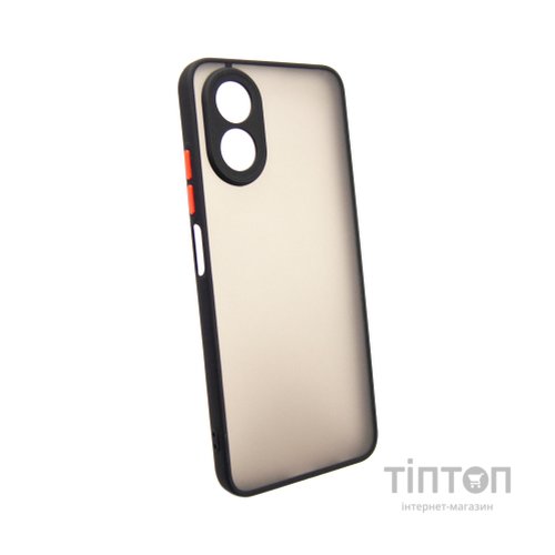 Чохол до мобільного телефона Dengos Matte OPPO A18 (black) (DG-TPU-MATT-135)