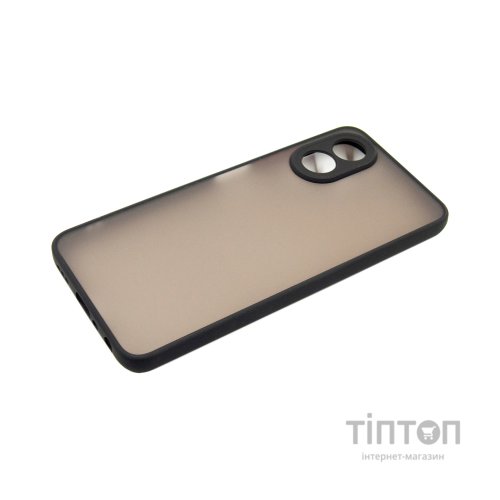 Чохол до мобільного телефона Dengos Matte OPPO A18 (black) (DG-TPU-MATT-135)