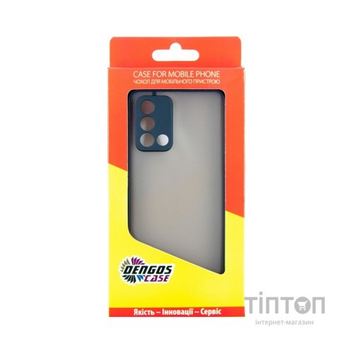 Чохол до мобільного телефона Dengos Matte OPPO A74 (black) (DG-TPU-MATT-80)