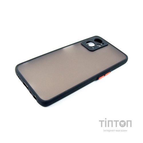Чохол до мобільного телефона Dengos Matte OPPO A96 4g (black) (DG-TPU-MATT-112)