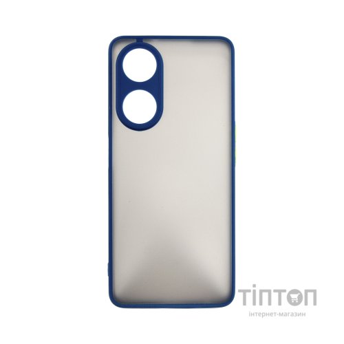 Чохол до мобільного телефона Dengos Matte OPPO A98 5G (blue) (DG-TPU-MATT-130)