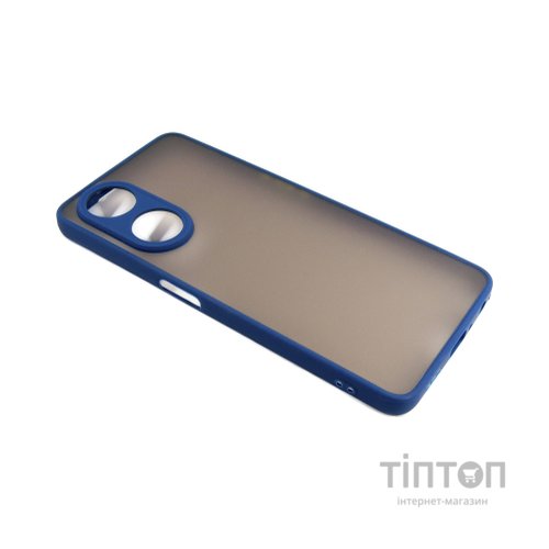 Чохол до мобільного телефона Dengos Matte OPPO A98 5G (blue) (DG-TPU-MATT-130)