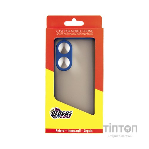 Чохол до мобільного телефона Dengos Matte OPPO A98 5G (blue) (DG-TPU-MATT-130)