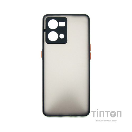 Чохол до мобільного телефона Dengos Matte OPPO Reno 7 (black) (DG-TPU-MATT-111)