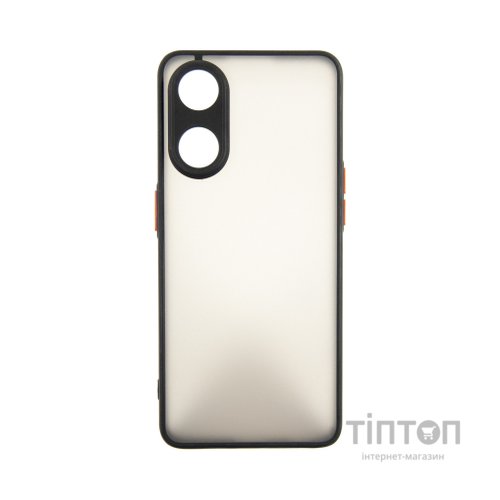 Чохол до мобільного телефона Dengos Matte OPPO Reno 8T (black) (DG-TPU-MATT-124)