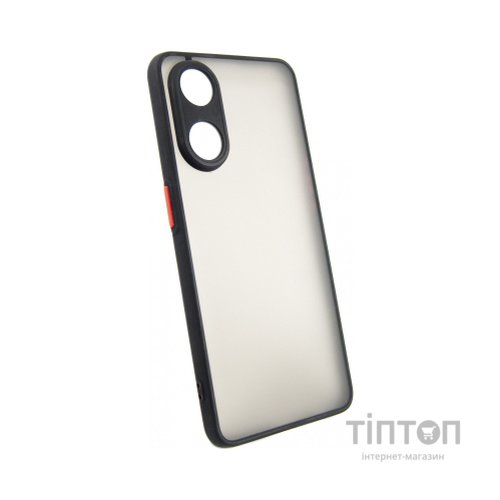 Чохол до мобільного телефона Dengos Matte OPPO Reno 8T (black) (DG-TPU-MATT-124)