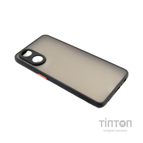 Чохол до мобільного телефона Dengos Matte OPPO Reno 8T (black) (DG-TPU-MATT-124)