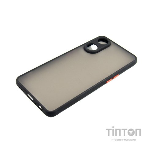 Чохол до мобільного телефона Dengos Matte OPPO Reno 8T (black) (DG-TPU-MATT-124)