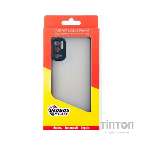 Чохол до мобільного телефона Dengos Matte POCO M3 Pro (black) (DG-TPU-MATT-77)