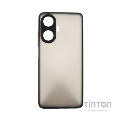 Чохол до мобільного телефона Dengos Matte Realme C55 (black) (DG-TPU-MATT-123)
