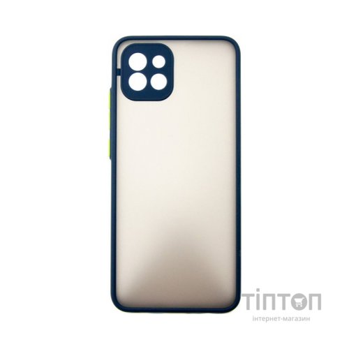 Чохол до мобільного телефона Dengos Matte Samsung Galaxy A03 (blue) (DG-TPU-MATT-94)
