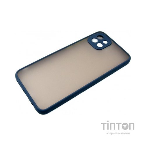 Чохол до мобільного телефона Dengos Matte Samsung Galaxy A03 (blue) (DG-TPU-MATT-94)