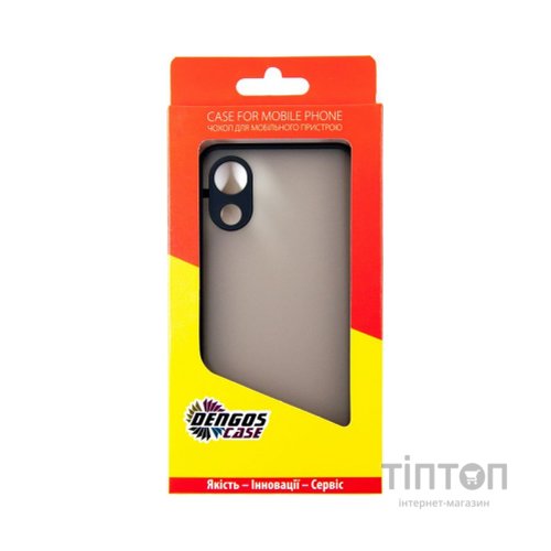 Чохол до мобільного телефона Dengos Matte Samsung Galaxy A03 Core (black) (DG-TPU-MATT-96)