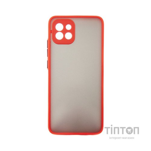 Чохол до мобільного телефона Dengos Matte Samsung Galaxy A03 (red) (DG-TPU-MATT-95)