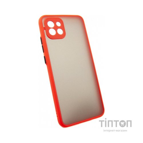 Чохол до мобільного телефона Dengos Matte Samsung Galaxy A03 (red) (DG-TPU-MATT-95)