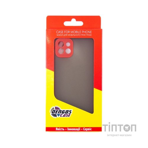 Чохол до мобільного телефона Dengos Matte Samsung Galaxy A03 (red) (DG-TPU-MATT-95)