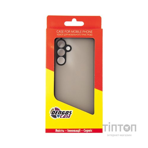 Чохол до мобільного телефона Dengos Matte Samsung Galaxy A15 (black) (DG-TPU-MATT-136)
