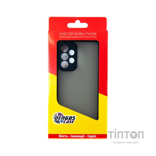Чохол до мобільного телефона Dengos Matte Samsung Galaxy A33 (black) (DG-TPU-MATT-98)