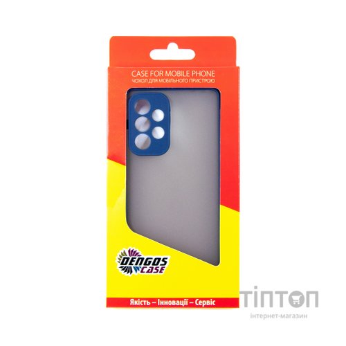 Чохол до мобільного телефона Dengos Matte Samsung Galaxy A53 (blue) (DG-TPU-MATT-101)