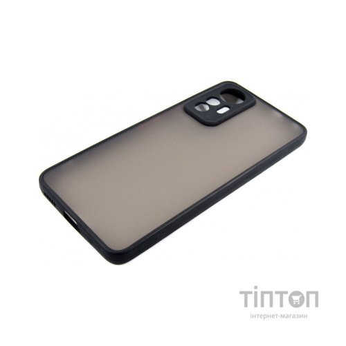 Чохол до мобільного телефона Dengos Matte Xiaomi 12 Lite (black) (DG-TPU-MATT-127)
